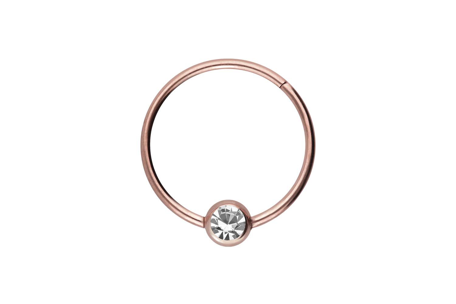 Titan Segmentring Clicker Piercing KRISTALL ++SALE++